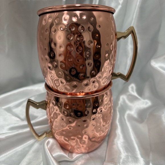 Arcoroc FK368 16 oz Moscow Mule Cup - Stainless Steel/Hammered Copper Finish - Picture 8 of 9